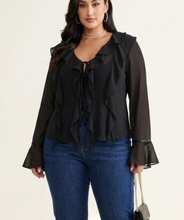 BLUSA CASUAL DE MALLA