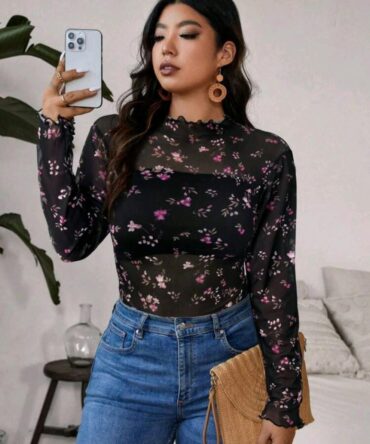 BLUSA CASUAL DE MALLA