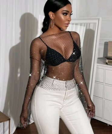 BLUSA CASUAL TRANSPARENTE