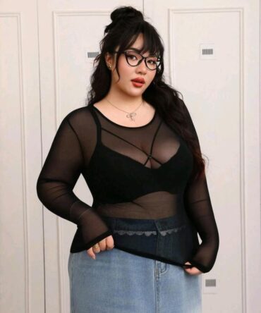 BLUSA CASUAL  DE MALLA