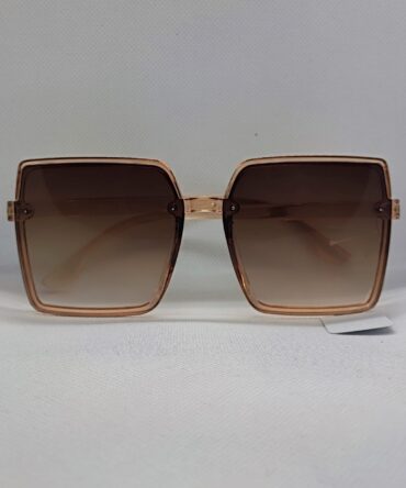 Lentes de sol cuadrados marrones