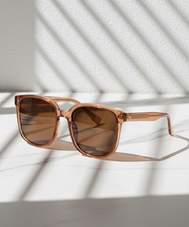Lentes de sol plegables en color marron