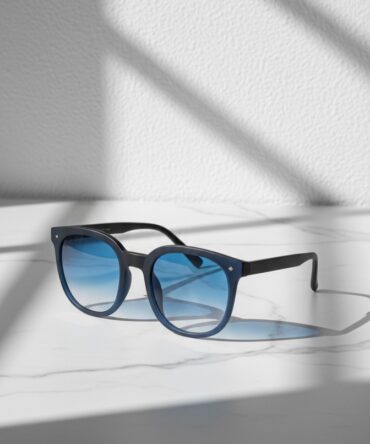Lentes de sol plegables en color negro