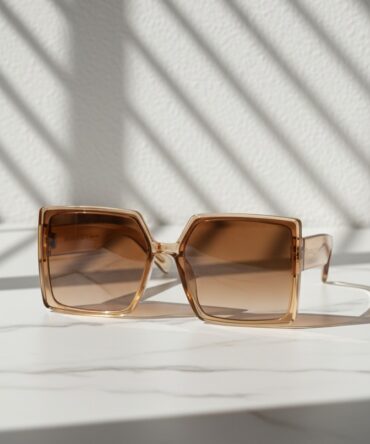 Lentes de Sol estilo retro Marron