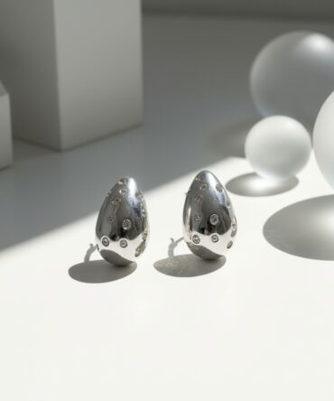 Aretes Plateados