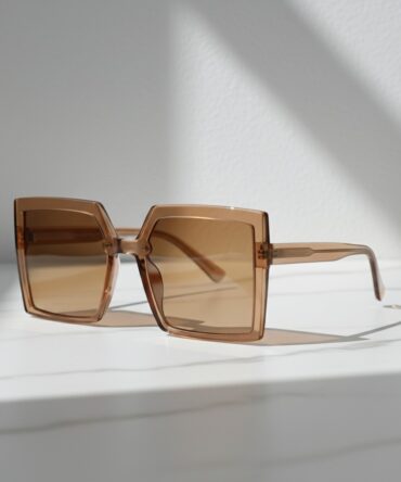 Lentes de Sol Cuadrados grandes color marron