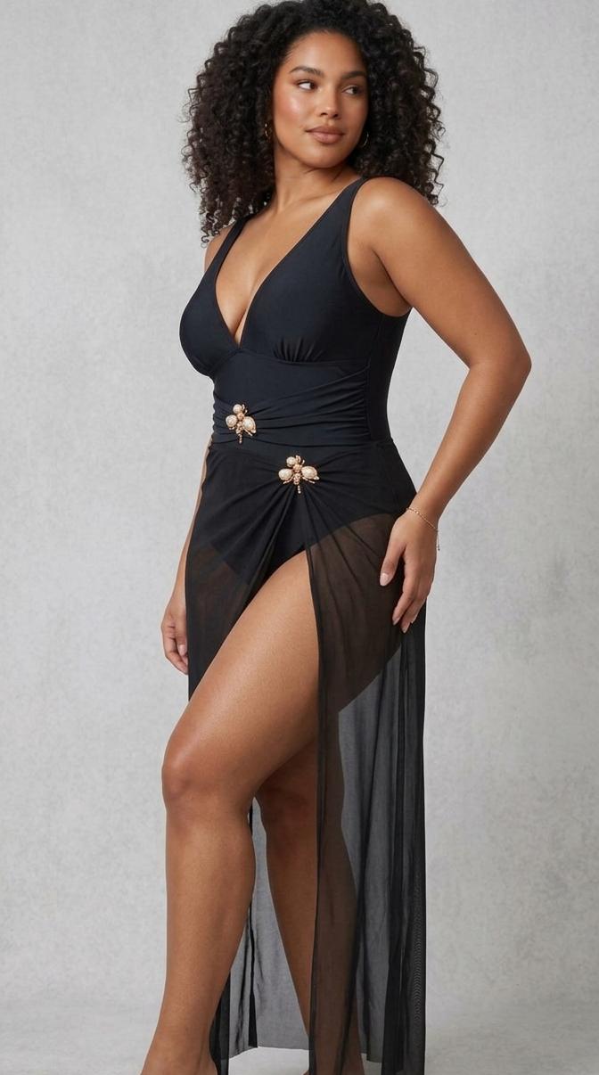 TRAJE DE BAÑO CON FALDA - Imagen 2