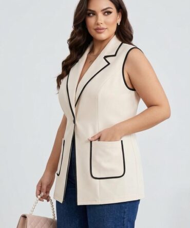 CHALECO CASUAL LARGO