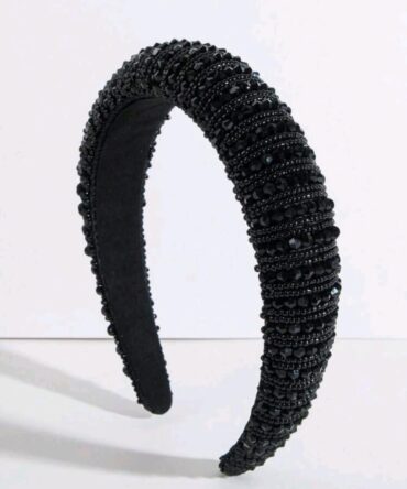 CINTILLO DE PERLAS NEGRAS