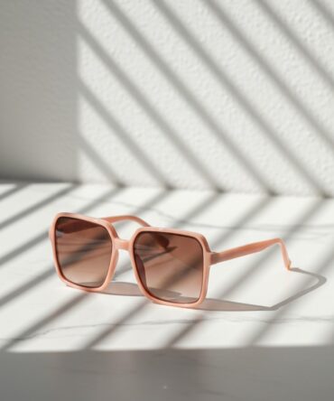 Lentes de sol cuadrados peque�?�?�?±os rosa
