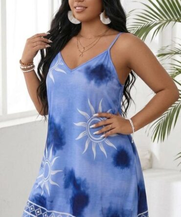 Vestido Playero azul